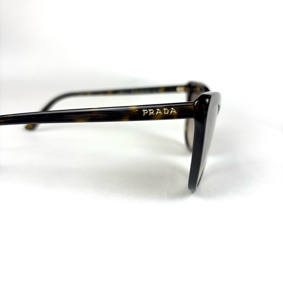 Prada SPR01V Cat Eye Sunglasses Tortoise Brown NWOT w Box Case Cloth Authentic main image 8